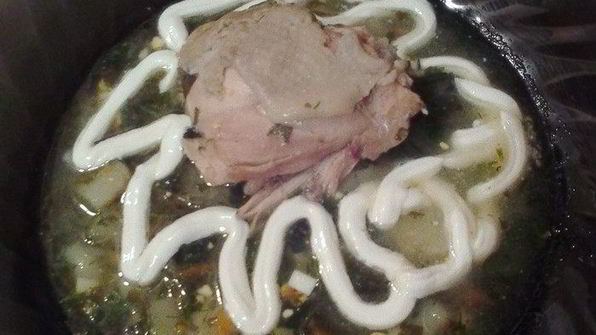 зеленый борщ улыбка лета