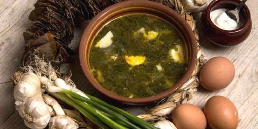 Рецепт зеленого борща