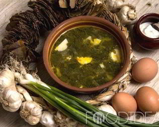 Зеленый борщ