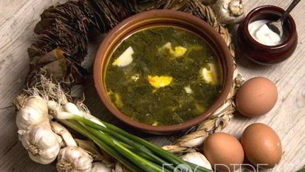 Зеленый борщ