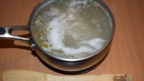 бульон из домашней курицы