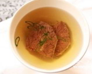 Бульон из говядины на кости