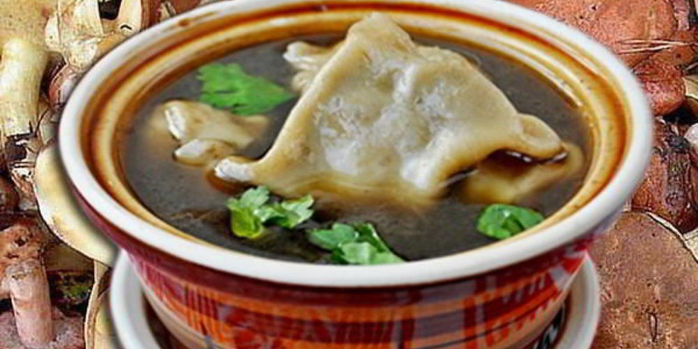 Рецепт бульона с грибными ушками