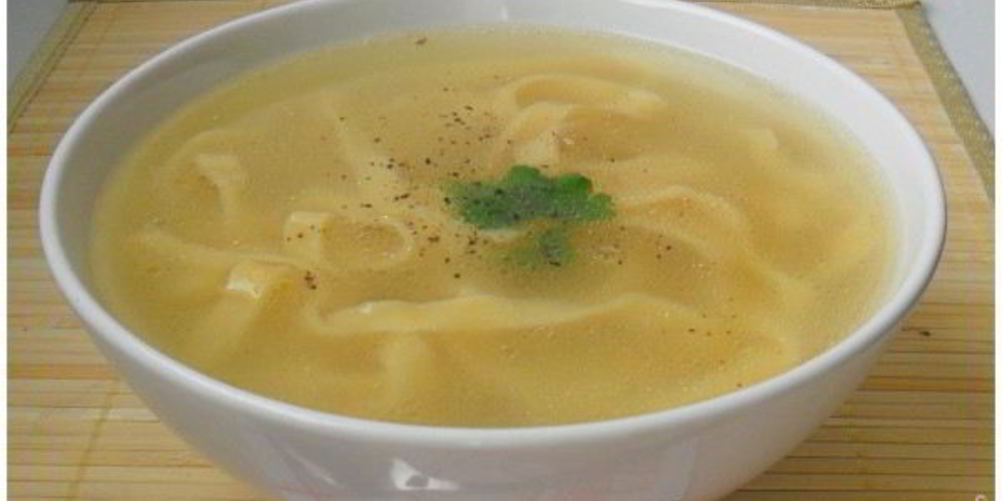 Рецепт бульона с лапшой