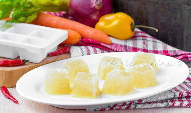 Домашний бульонный кубик