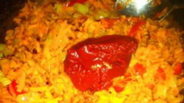 фасолевый суп на мясном бульоне