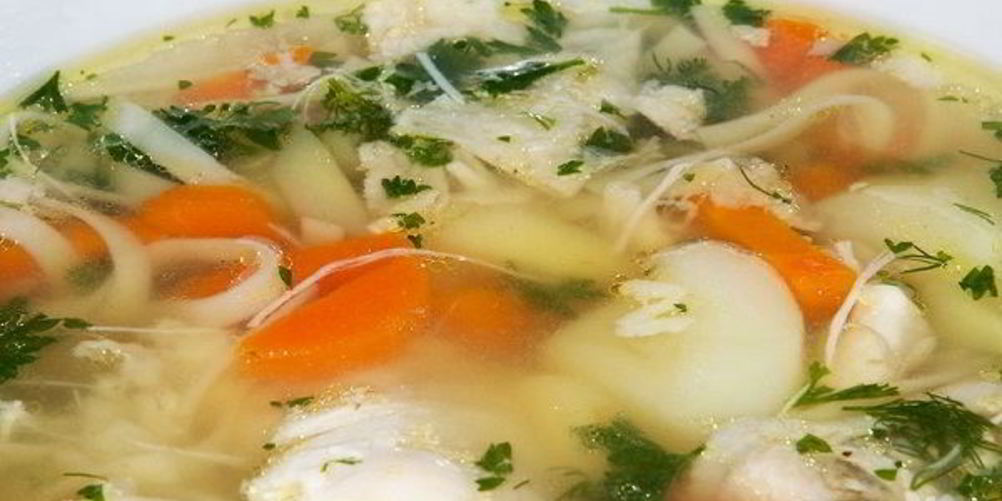 Рецепт картофельного супа на курином бульоне