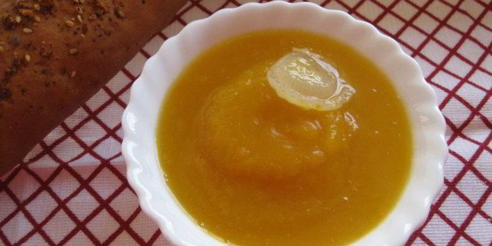Рецепт кремового супа из тыквы на курином бульоне