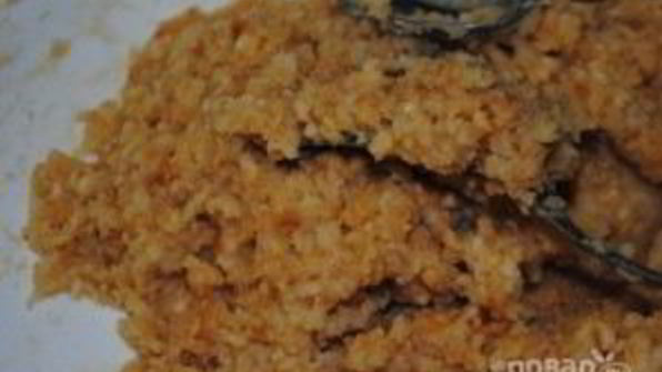 куриный бульон с клецками из сушек