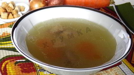 Куриный бульон в мультиварке