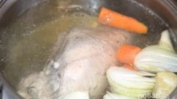 прозрачный куриный бульон