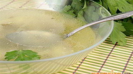 Прозрачный мясной бульон-основа