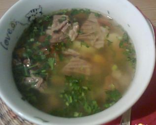 Суп летний на бульоне