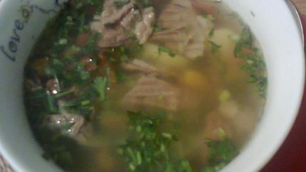 Суп летний на бульоне