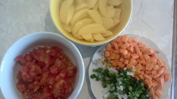 суп летний на бульоне