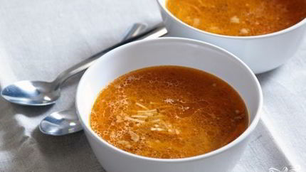 Суп на говяжьем бульоне