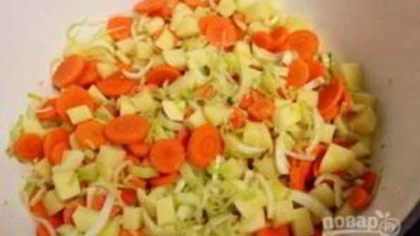 суп на овощном бульоне