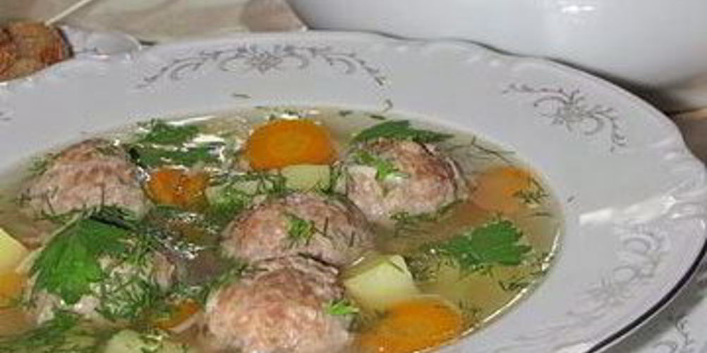 Рецепт супа с фрикадельками на курином бульоне