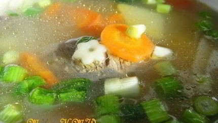 Супчик питательный на говяжьем бульоне