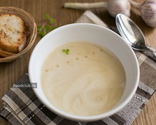 Чесночный суп-крем