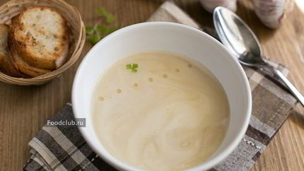 Чесночный суп-крем