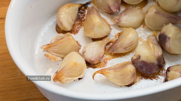 чесночный суп-крем