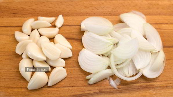 чесночный суп-крем