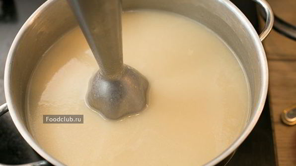 чесночный суп-крем