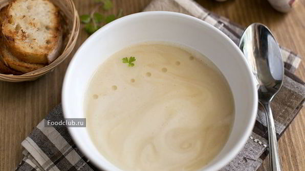 чесночный суп-крем