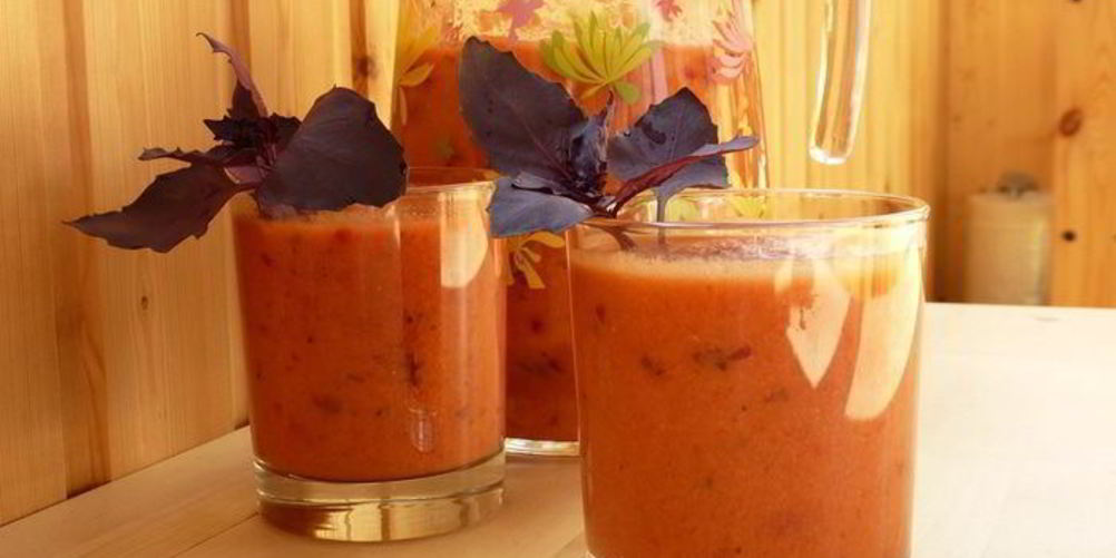 Рецепт гаспачо с черешней