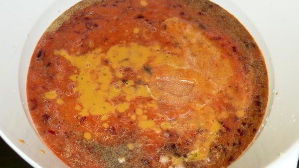 гаспачо с черешней