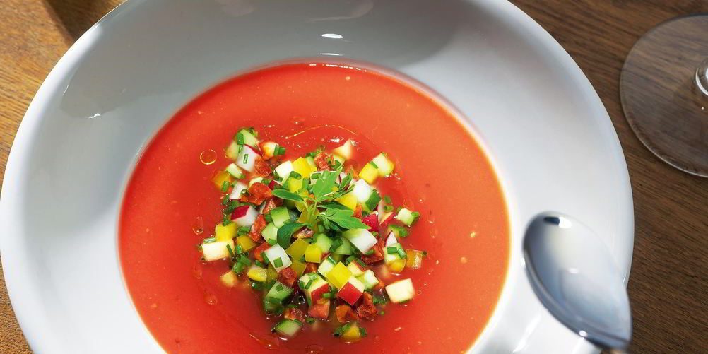 Рецепт гаспачо с чоризо