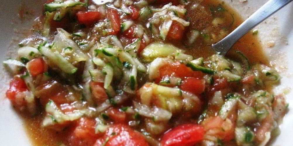 Рецепт гаспачо с газированной водой