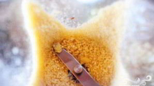 гаспачо с крабовым салатом