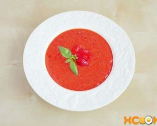 Холодный клубничный Гаспачо
