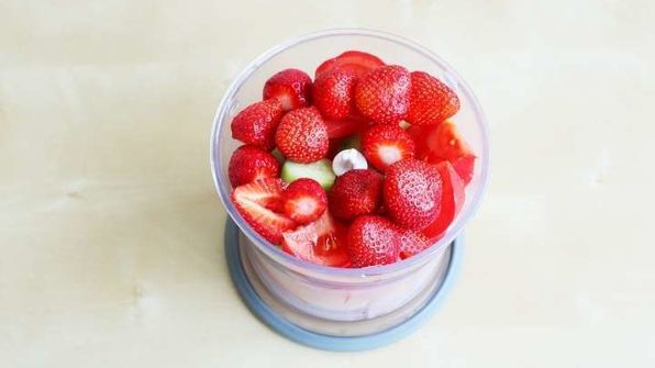 холодный клубничный гаспачо