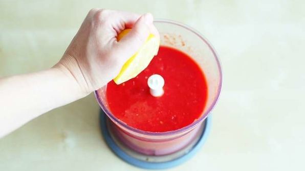 холодный клубничный гаспачо