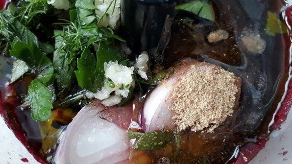 свекольно-ягодный гаспачо