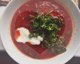 Гороховый суп на копченых свиных ребрах