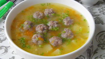 Гороховый суп с фаршем