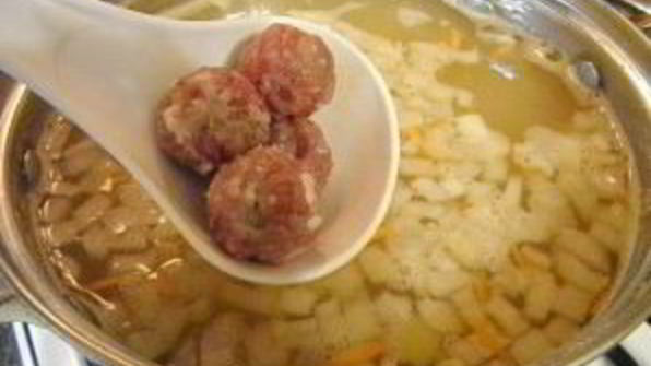 гороховый суп с фаршем