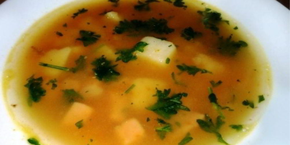 Рецепт горохового супа с колбасой в мультиварке