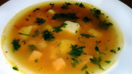 Гороховый суп с колбасой в мультиварке