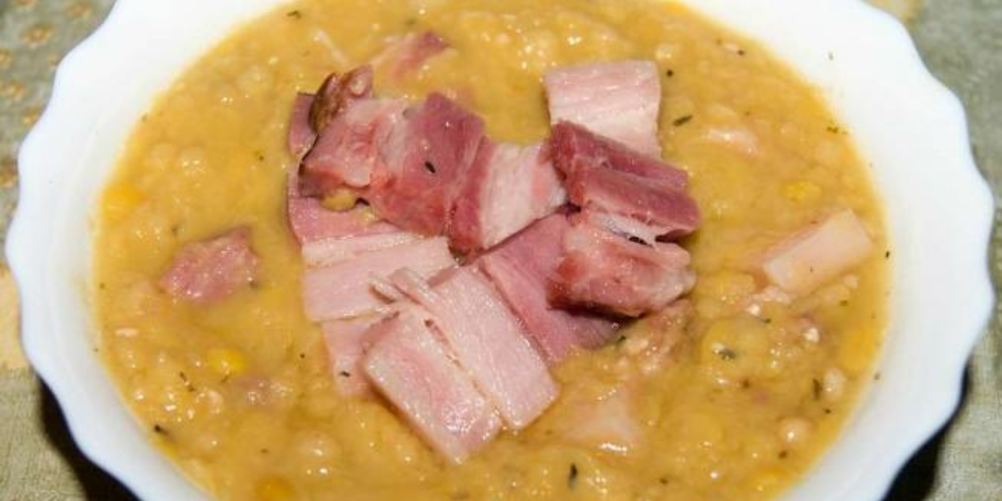 Рецепт горохового супа с копченой грудинкой