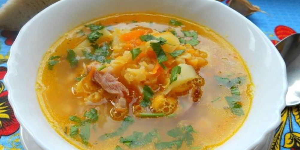 Рецепт горохового супа с копченым окорочком