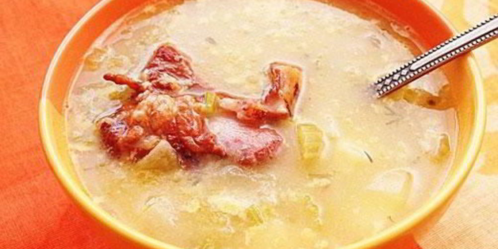 Рецепт горохового супа с копчеными ребрами