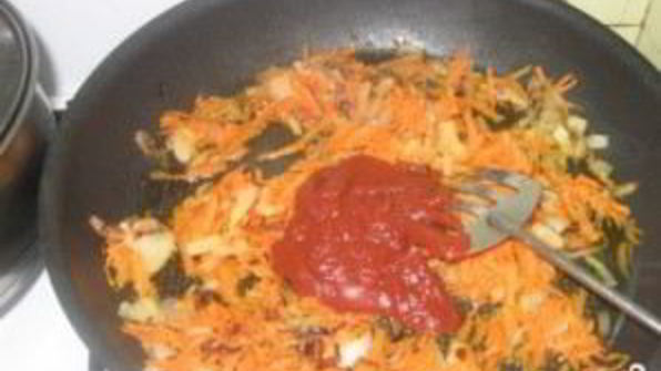 гороховый суп с томатной пастой