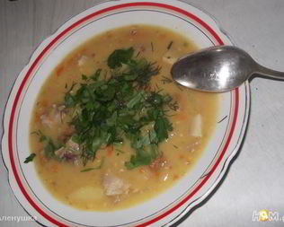 Гороховый суп со свининой