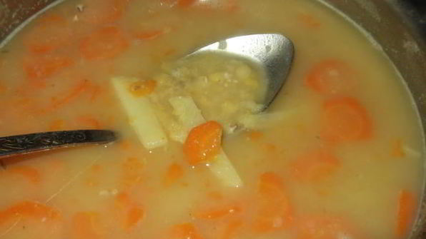 гороховый суп со свининой