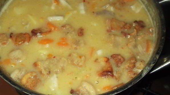 гороховый суп со свининой